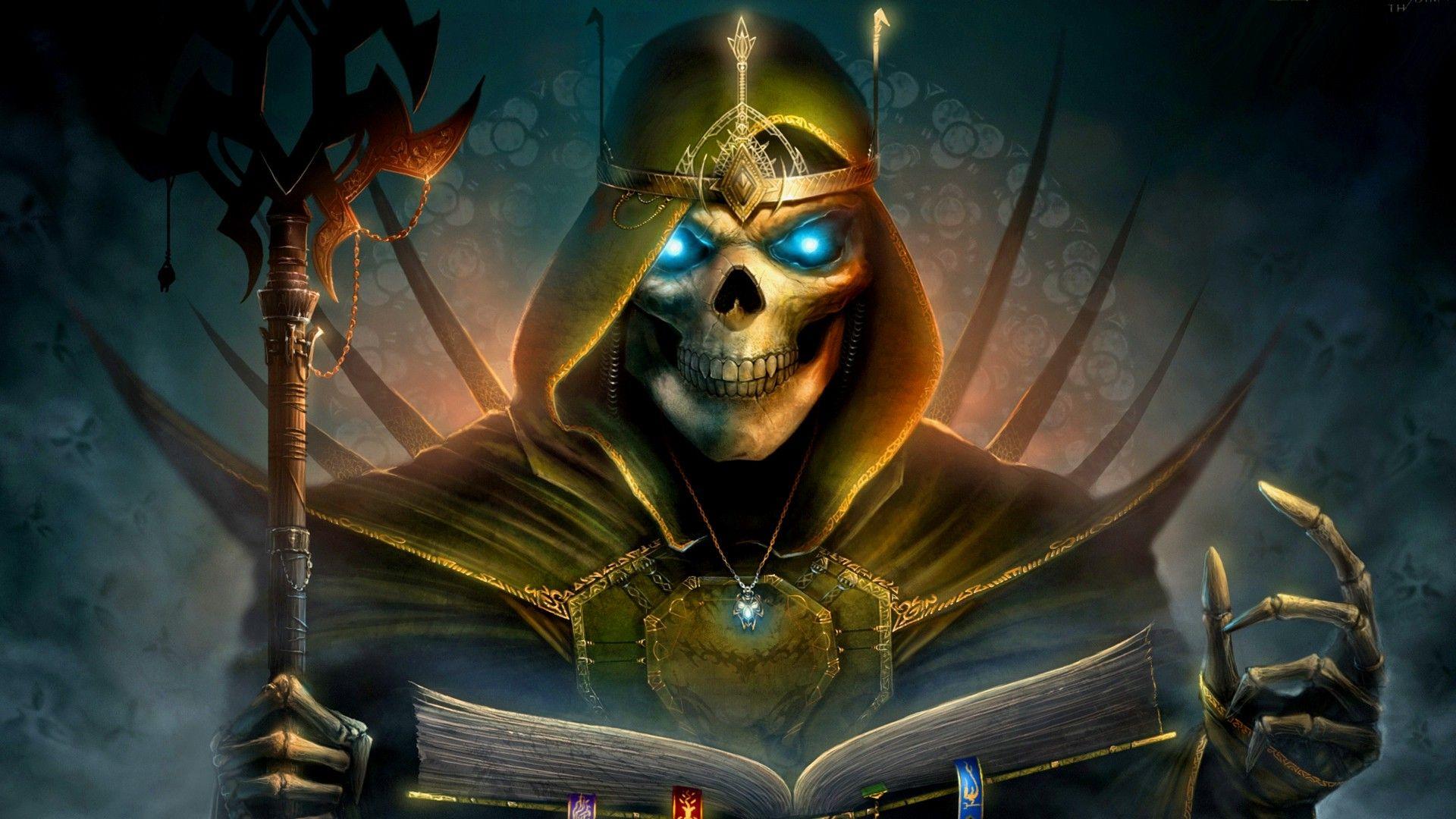 Heroes Of Might And Magic, Fantasy Art, Death Wallpaper HD