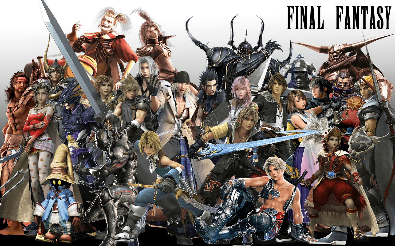 Final Fantasy Characters Wallpaper 16402 16920 Hd