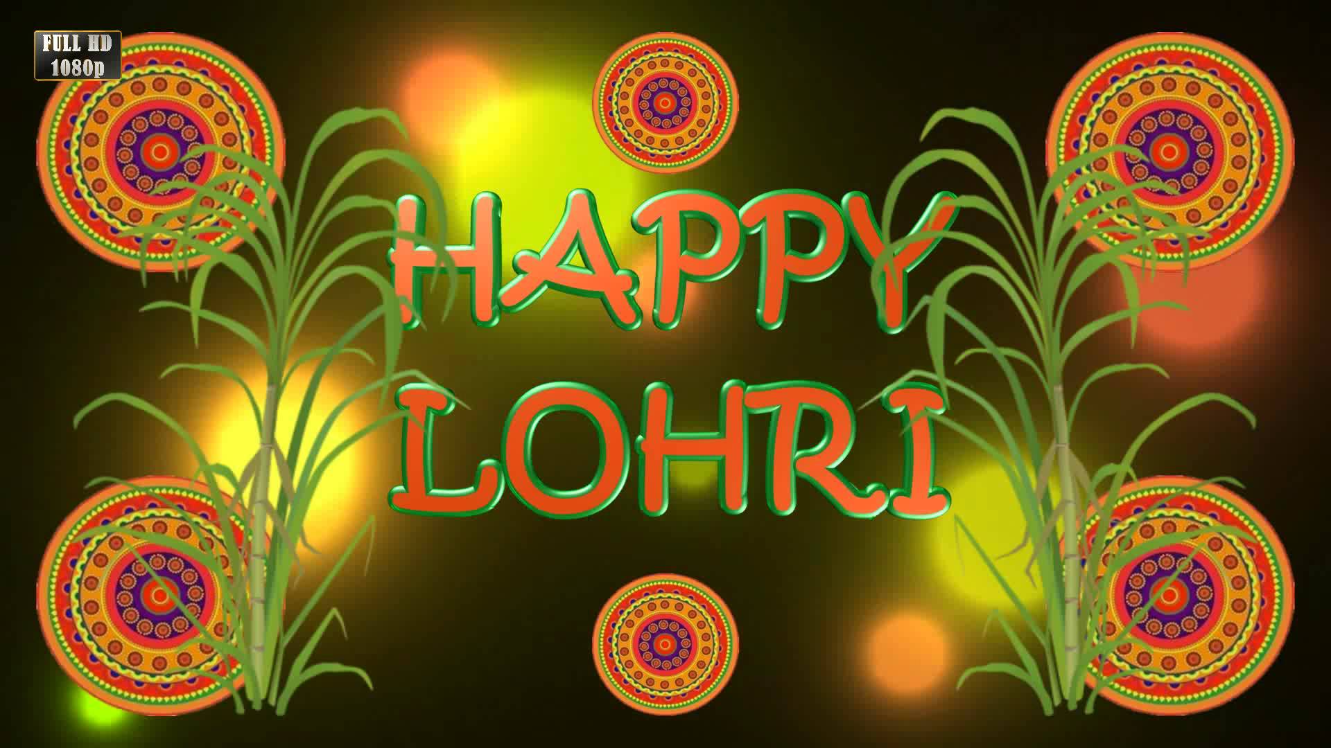 Happy Lohri Wishes, Whatsapp Video, Greetings, Animation, Message