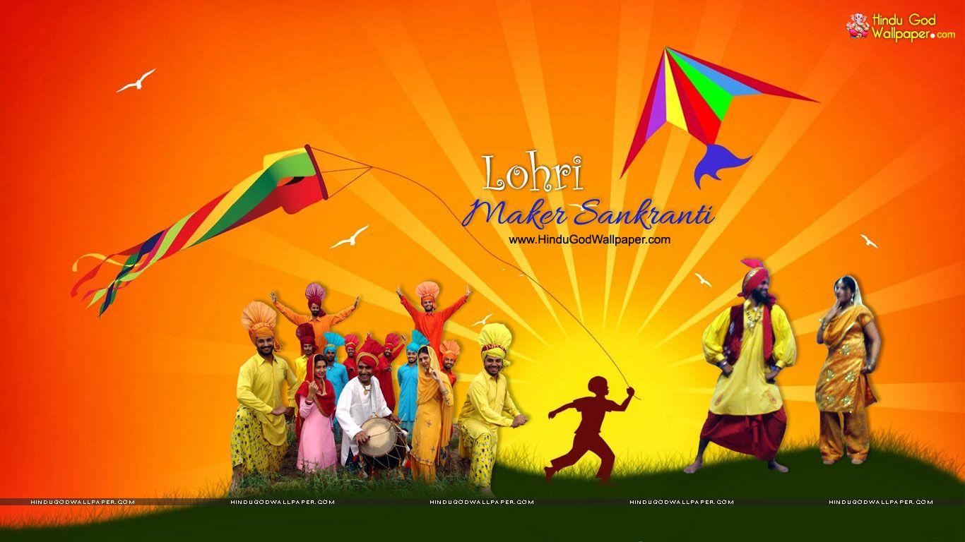 Lohri and Maker Sankranti Wallpaper Free Download. Lohri Wallpaper