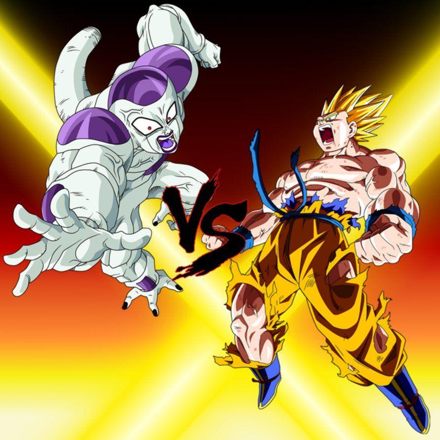 Wallpaper DBZ Goku vs Freezer