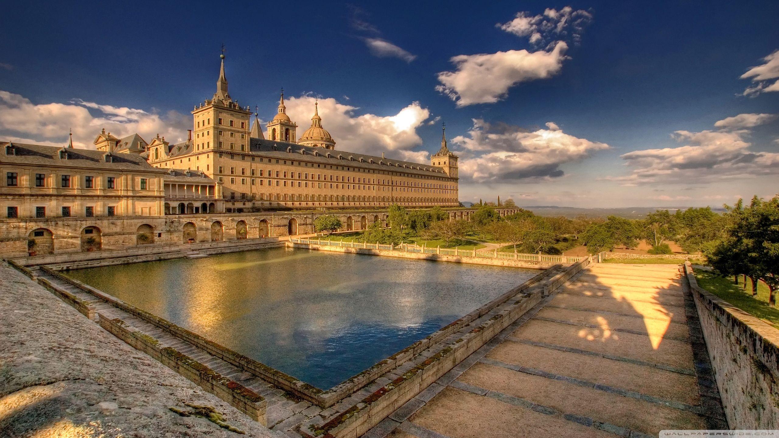 Royal Seat Of San Lorenzo De El Escorial, Madrid, Spain ❤ 4K HD