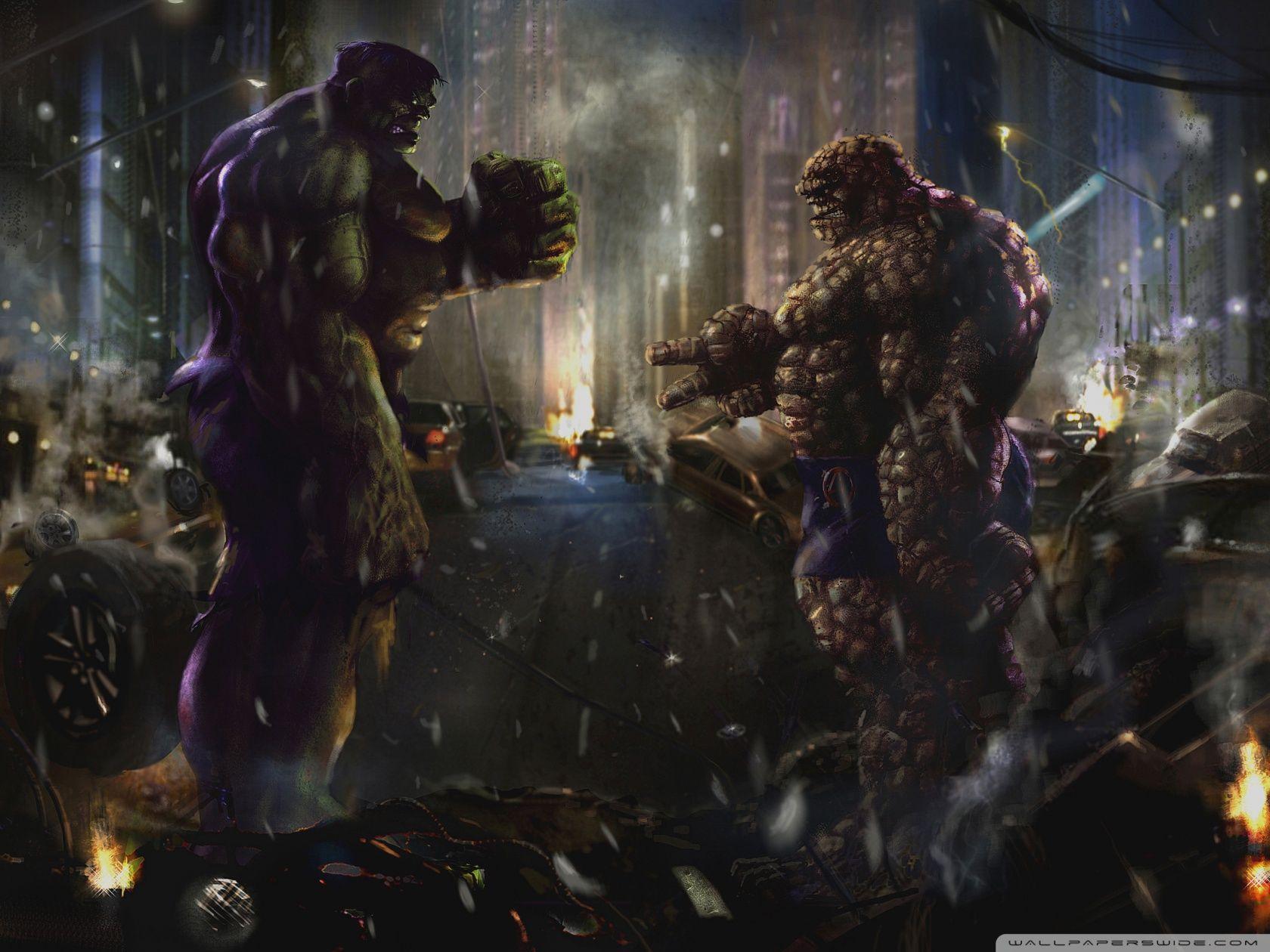 Hulk vs Thing ❤ 4K HD Desktop Wallpaper for 4K Ultra HD TV