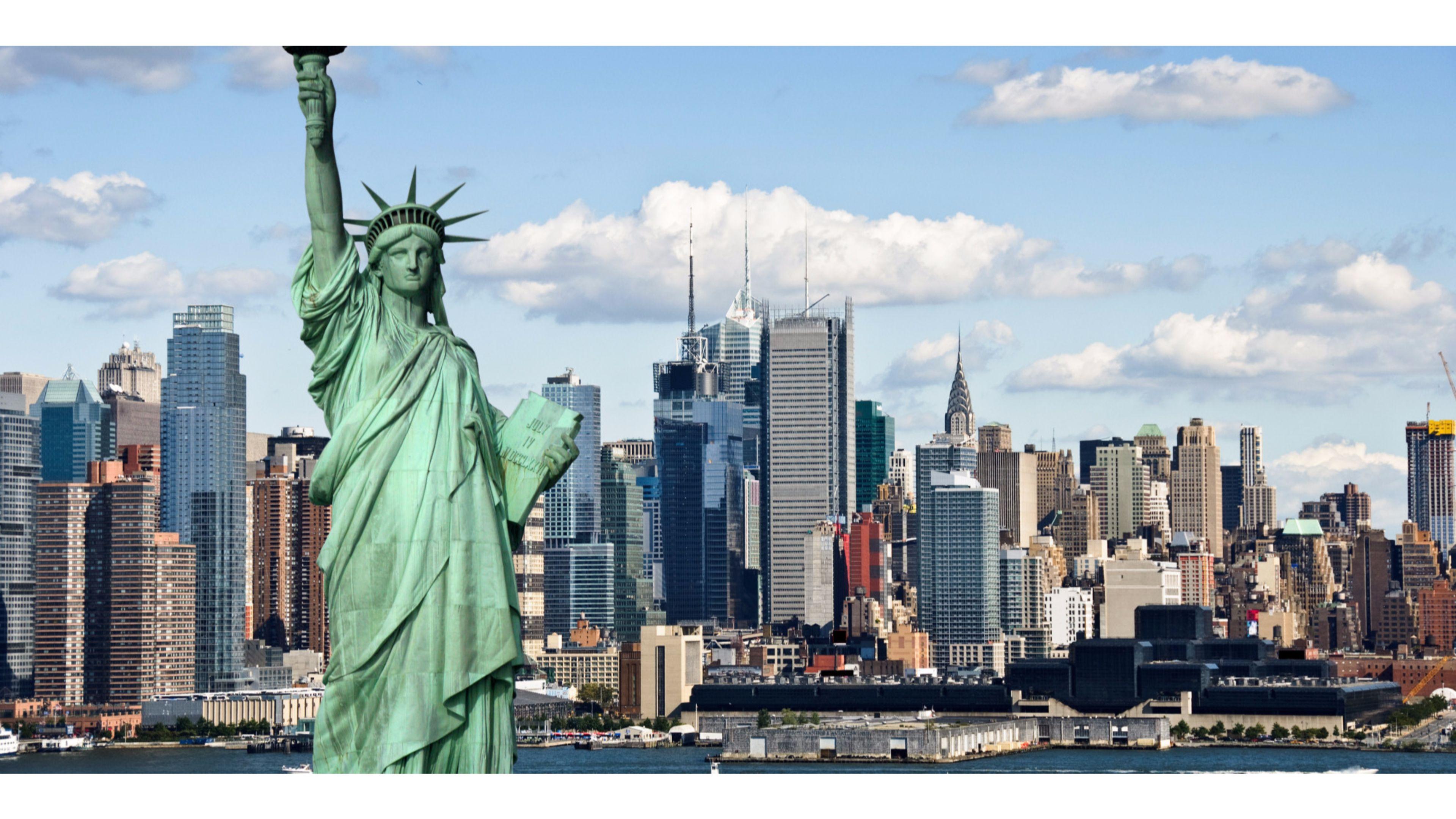 Statue of Liberty New York City 4K Wallpaper. Free 4K Wallpaper