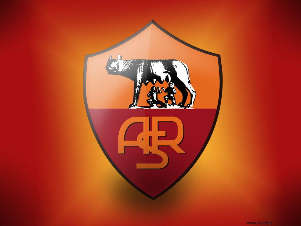 Wallpaper Logo AS Roma Italia