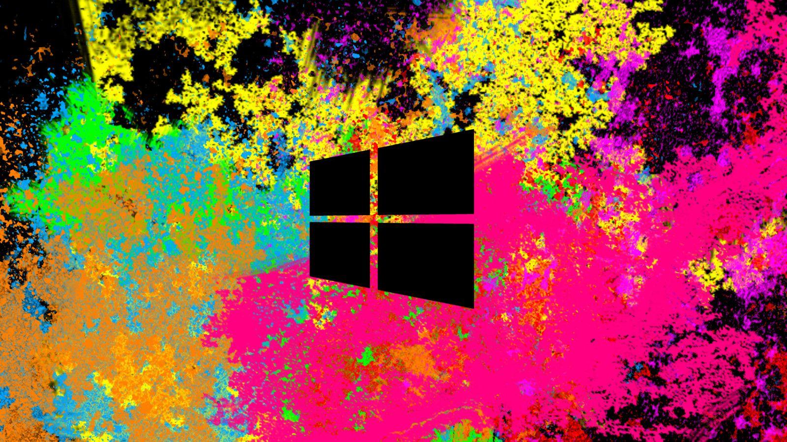 Windows 8.1 Splat Colors Wallpaper