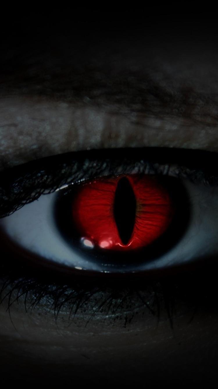 Eyes red devil wallpaper
