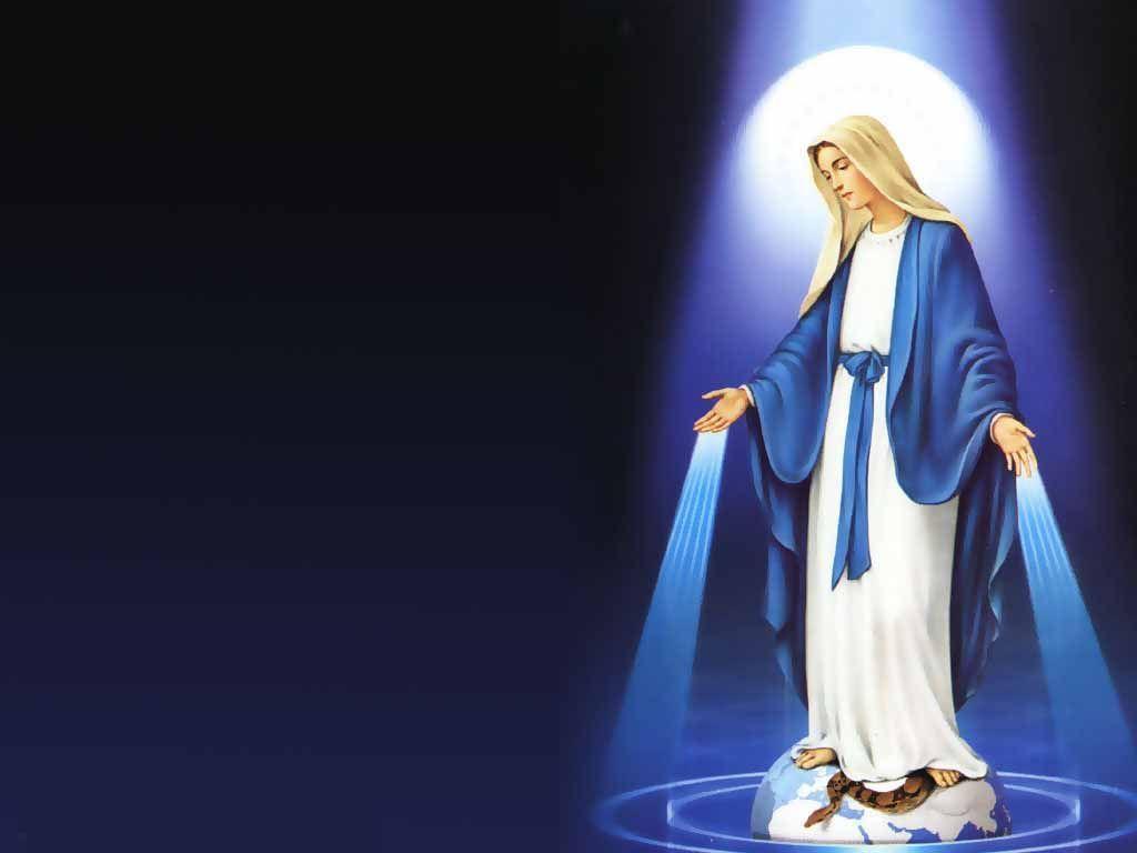 Mary Mother of Jesus Background. High Definition Photo