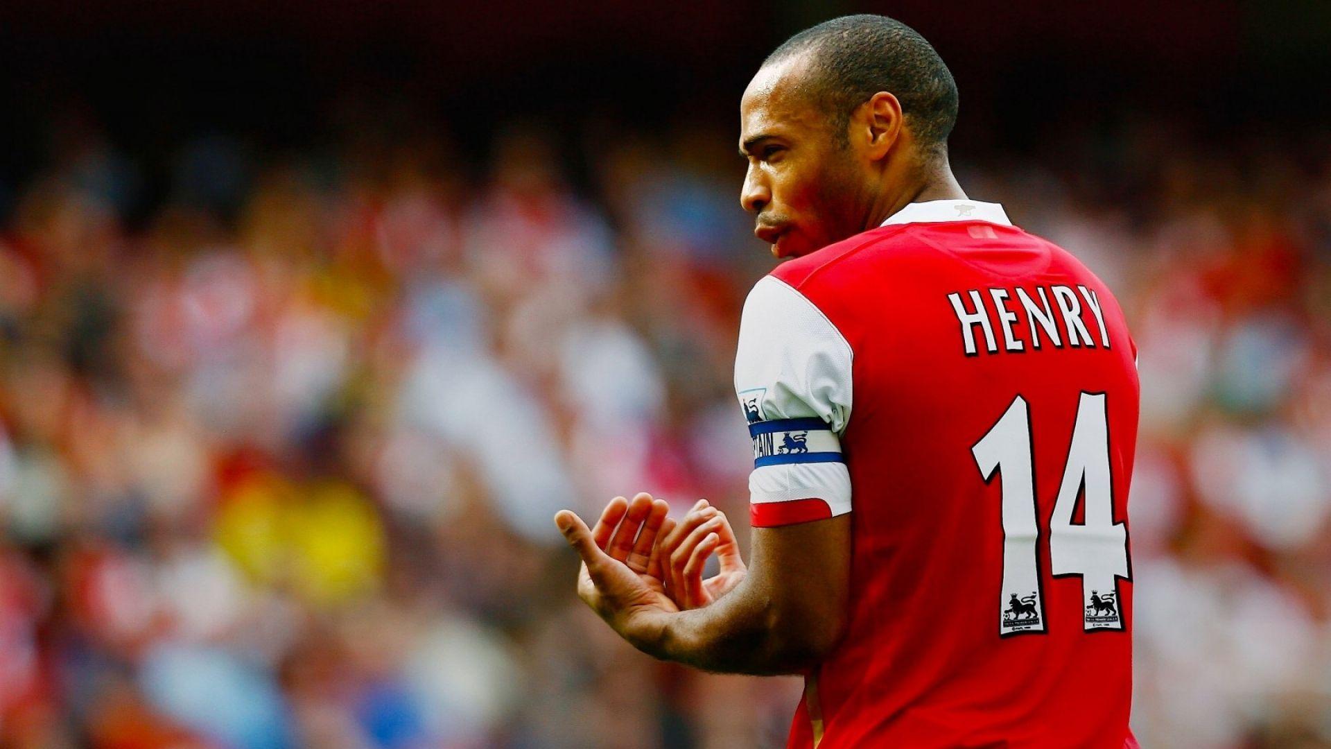 Download Wallpaper 1920x1080 thierry henry, henry, arsenal, england