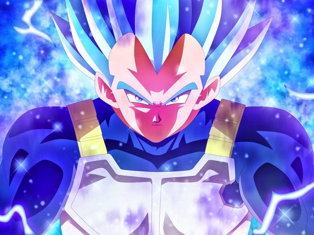Desktop wallpaper super saiyan, blue vegeta, dragon ball, anime boy