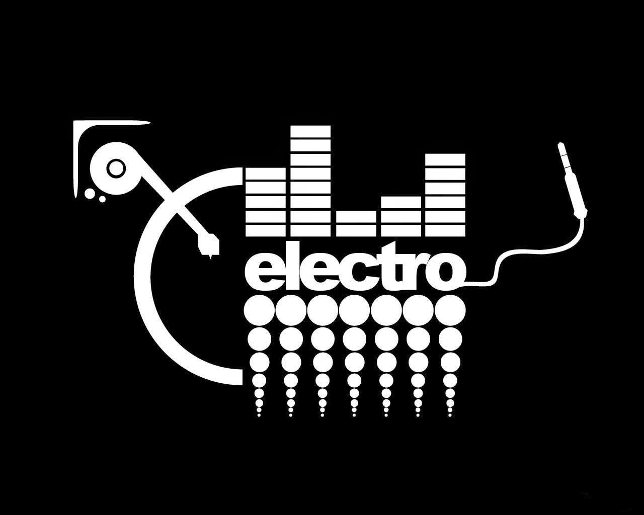 best wallpaper: Electro Music Free Logotype Style Design Desktop
