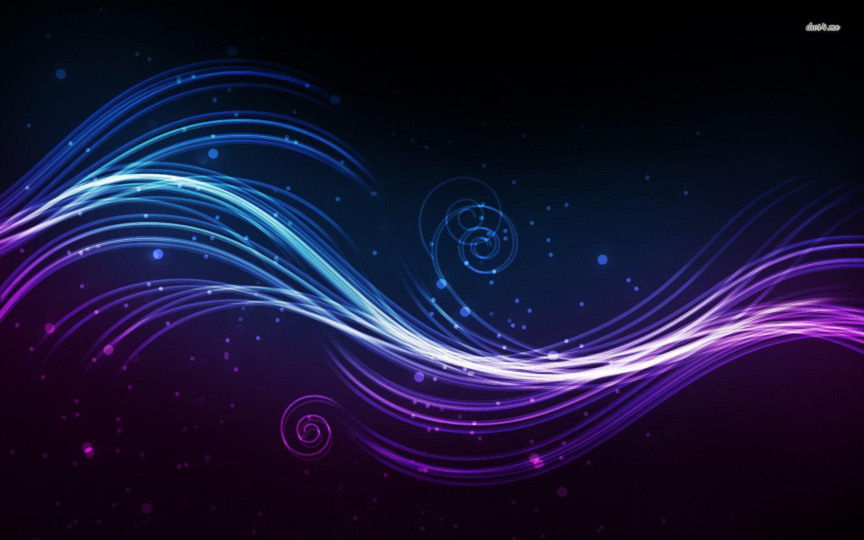 Electronic Music Wave Wallpaper. Abstract, Dark purple wallpaper, Colorful wallpaper