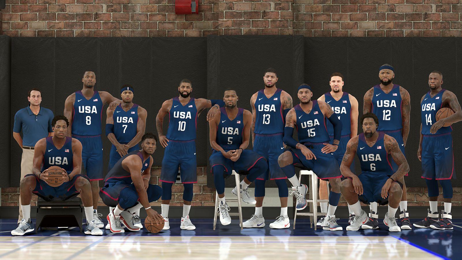NBA® 2K17 to Feature 2016 USA Basketball Men's National Team