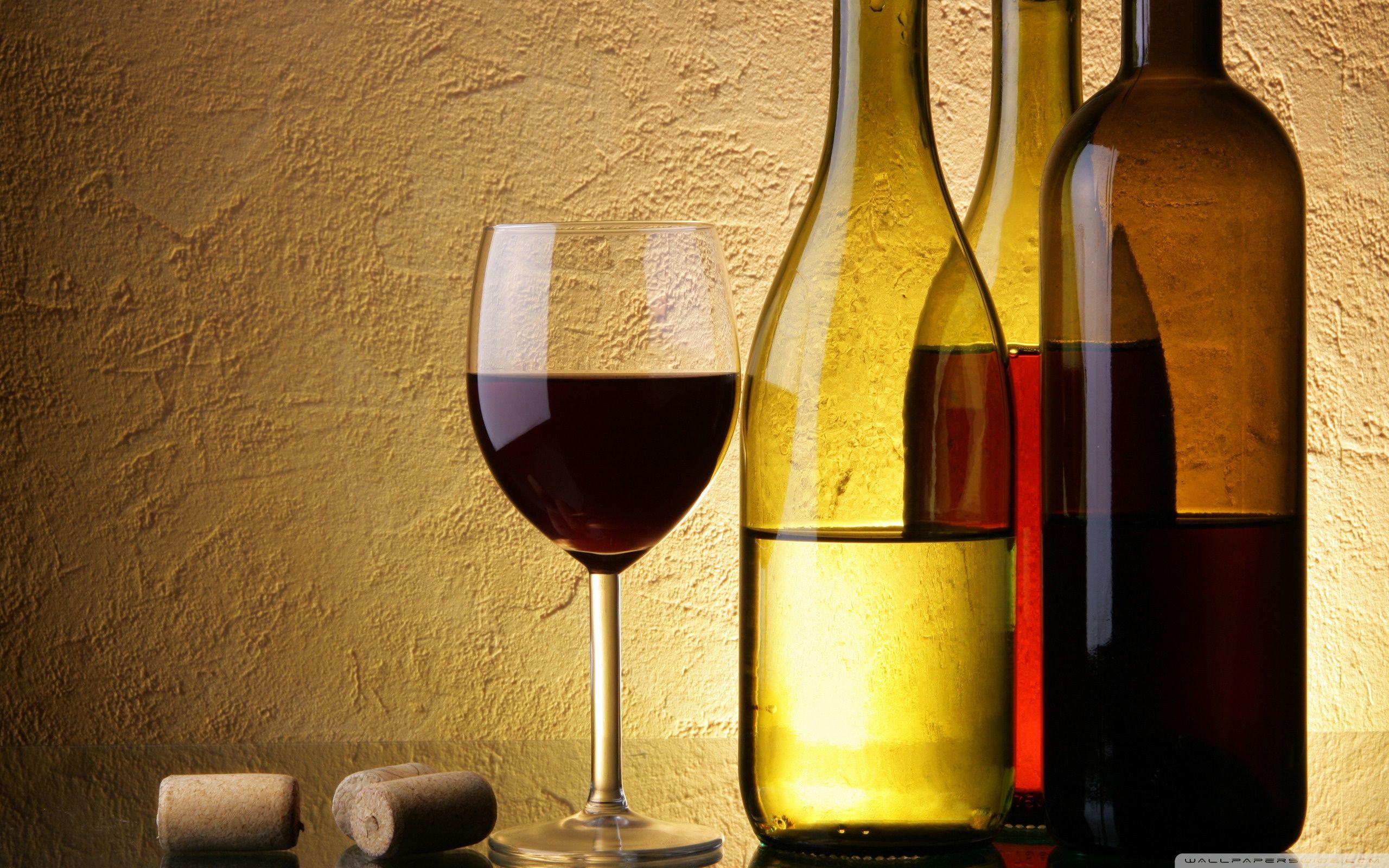 Wine Bottles And Glasses ❤ 4K HD Desktop Wallpaper for • Tablet