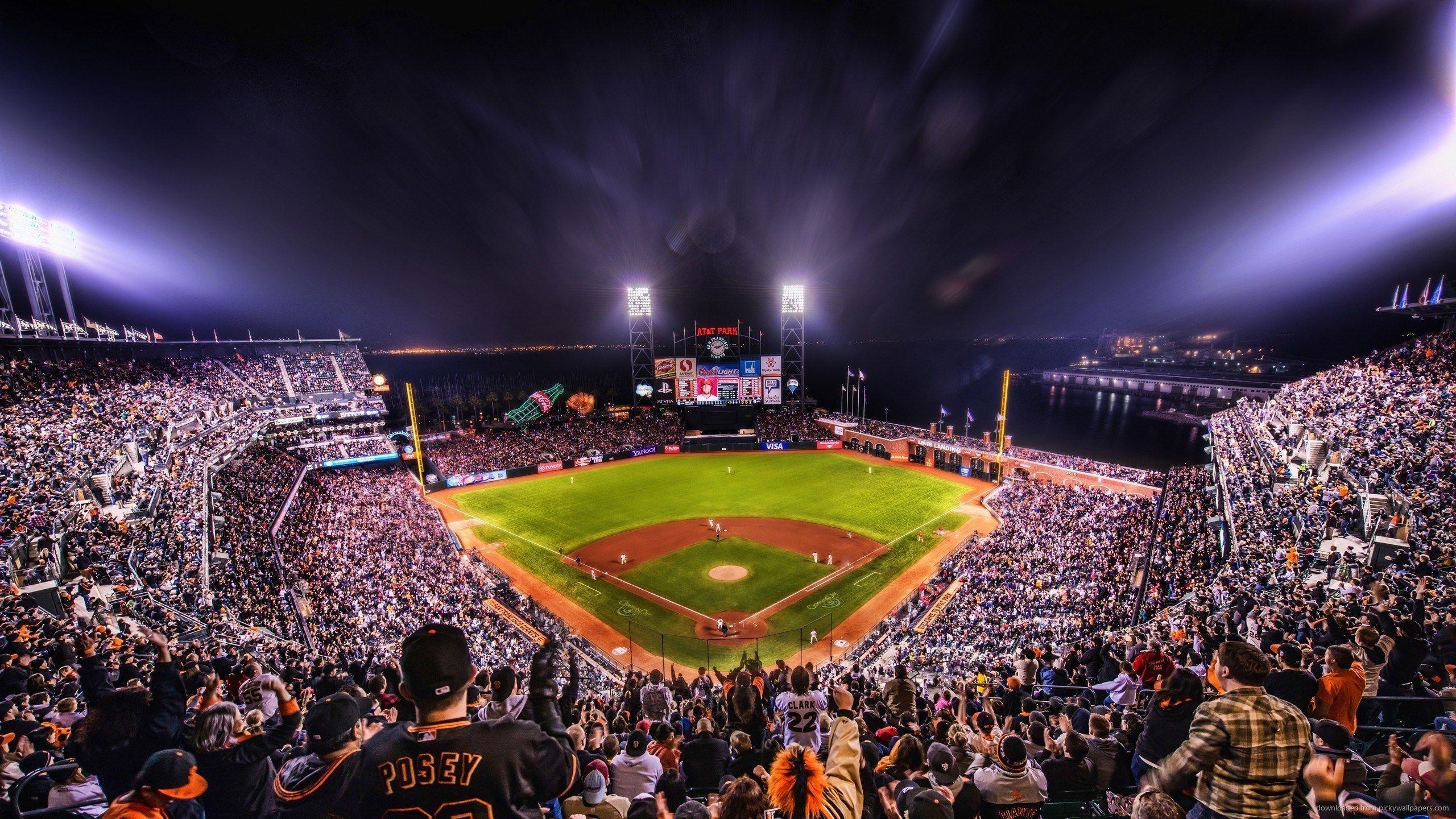 san francisco baseball stadium background. ololoshenka