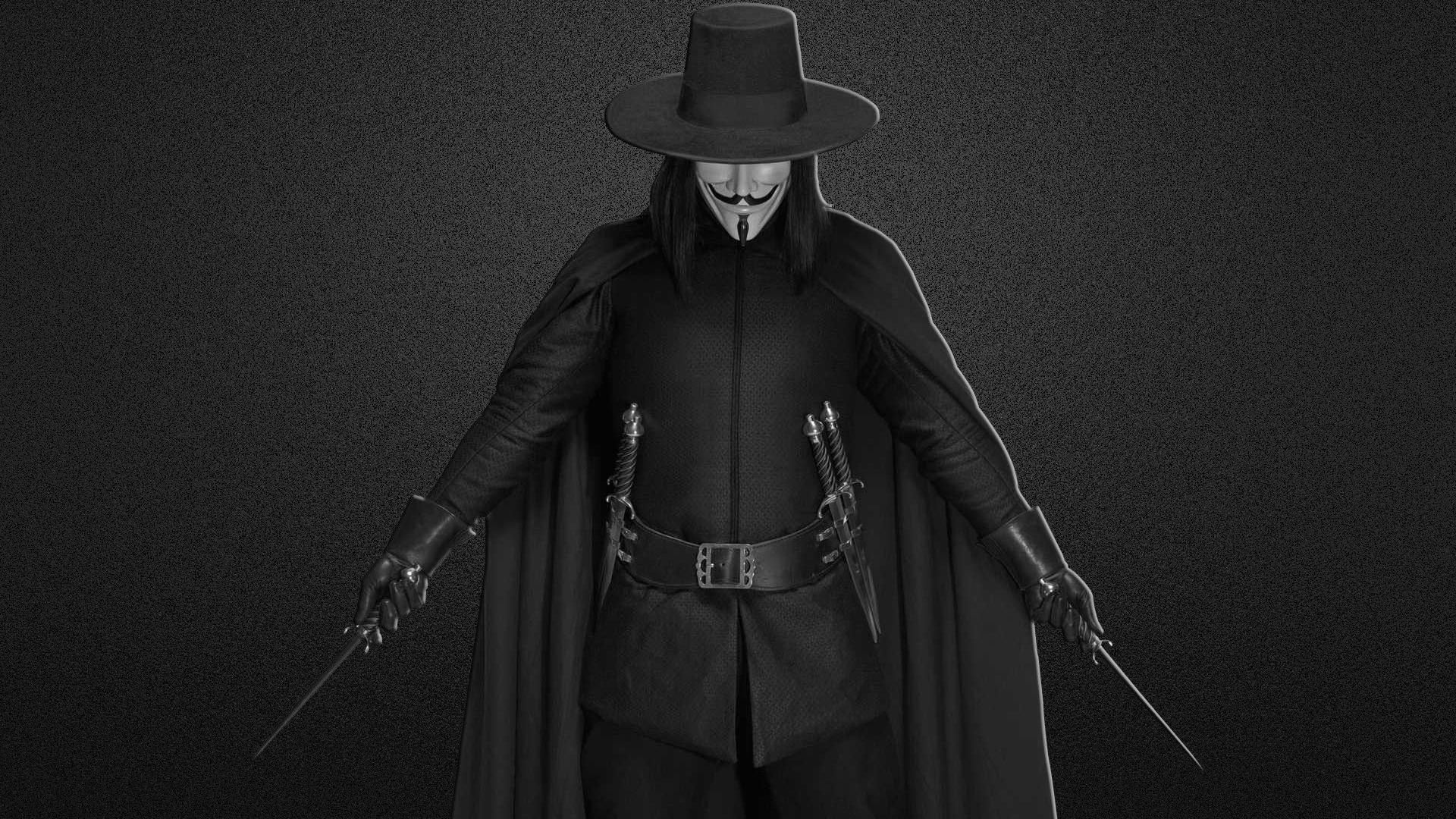 Weapons grayscale v for vendetta knives blades wallpaper