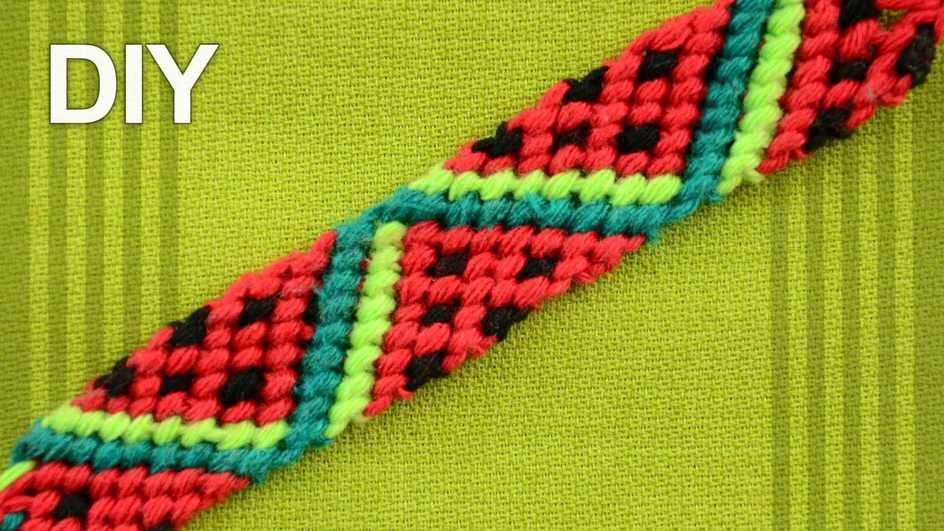 Friendship Bracelet Slices / DIY Tutorial