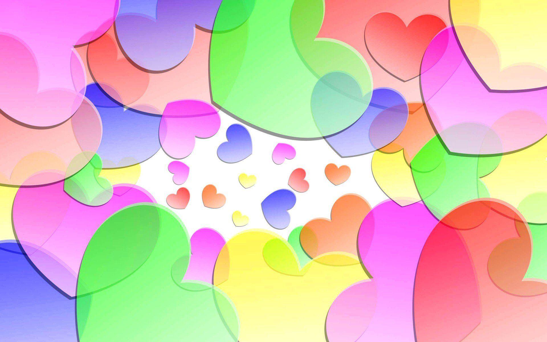 awesome colorful love backgrounds