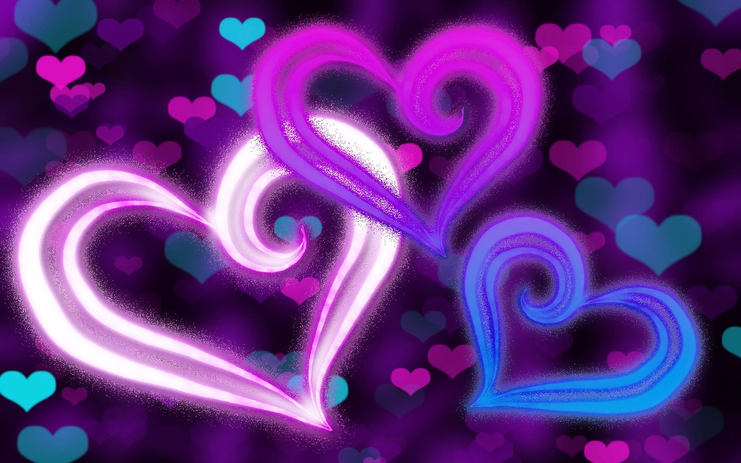 Colorful Hearts Wallpaper High Quality Resolution EO. Awesomeness