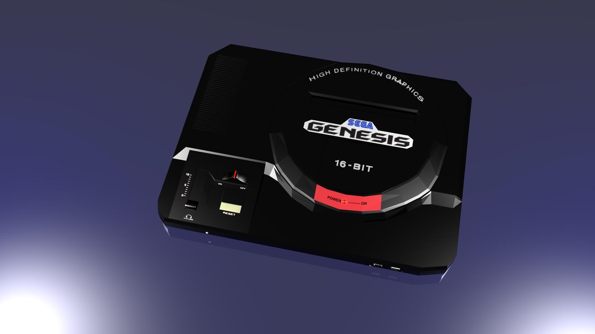 My first attempt at making a Sega Genesis. Feedback welcomed!