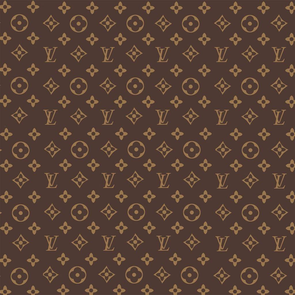 Louis Vuitton brown pattern wallpaper for mobile phones and