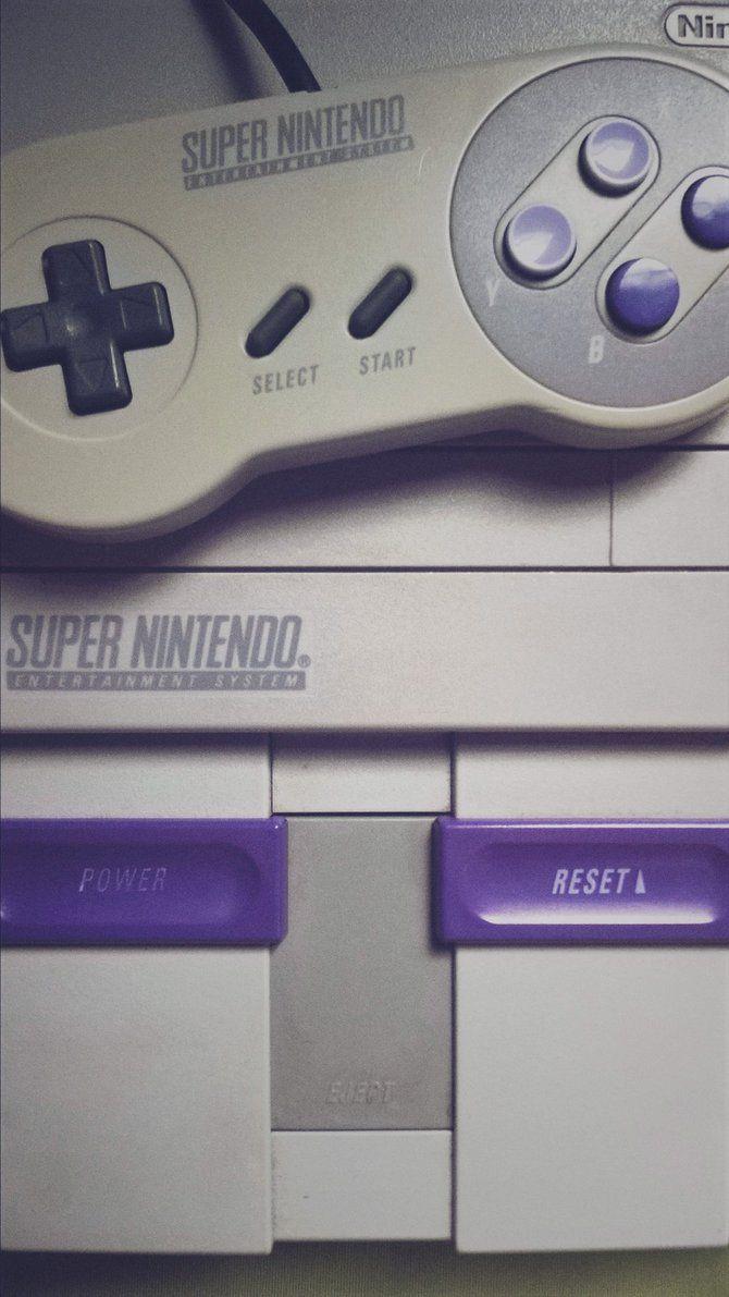 SNES Smartphone Wallpaper By Natthan RED