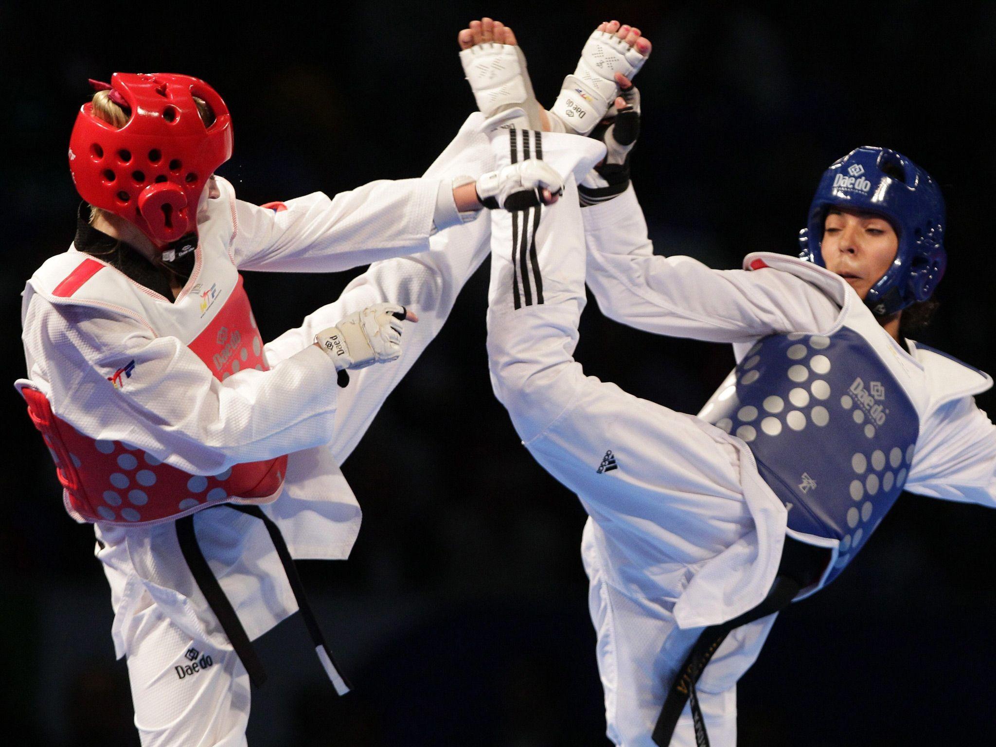 Packing a punch: Carmen Marton, taekwondo