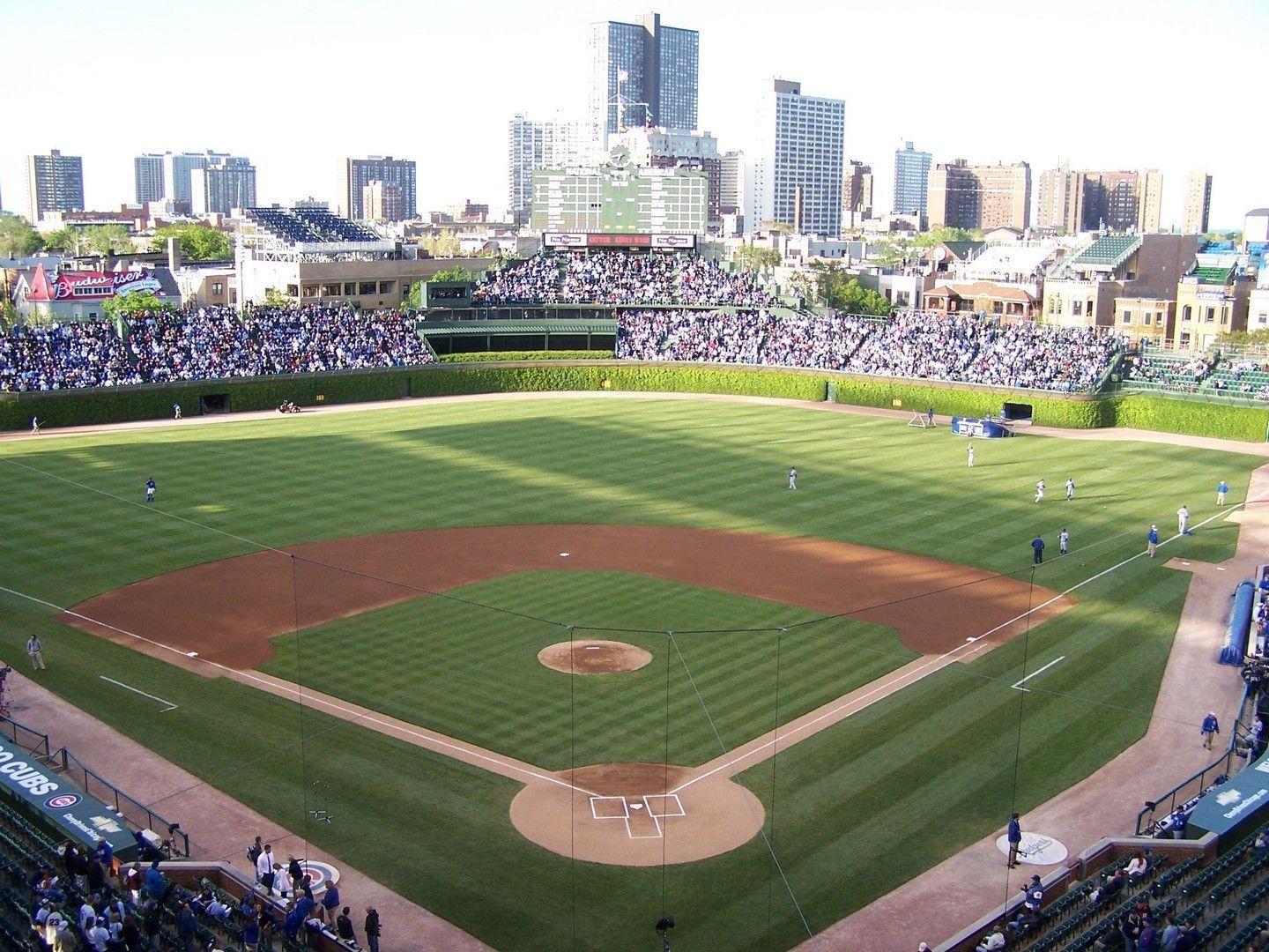 HD Wrigley Field wallpaper. Wrigley Field wallpaper HD