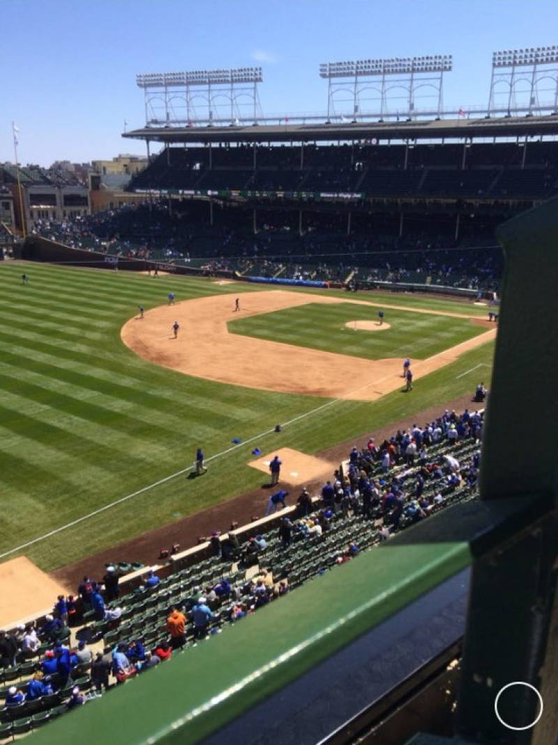 Wrigley Field, section home of Chicago Cubs