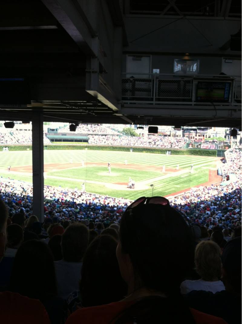 Wrigley field, section home of Chicago Cubs