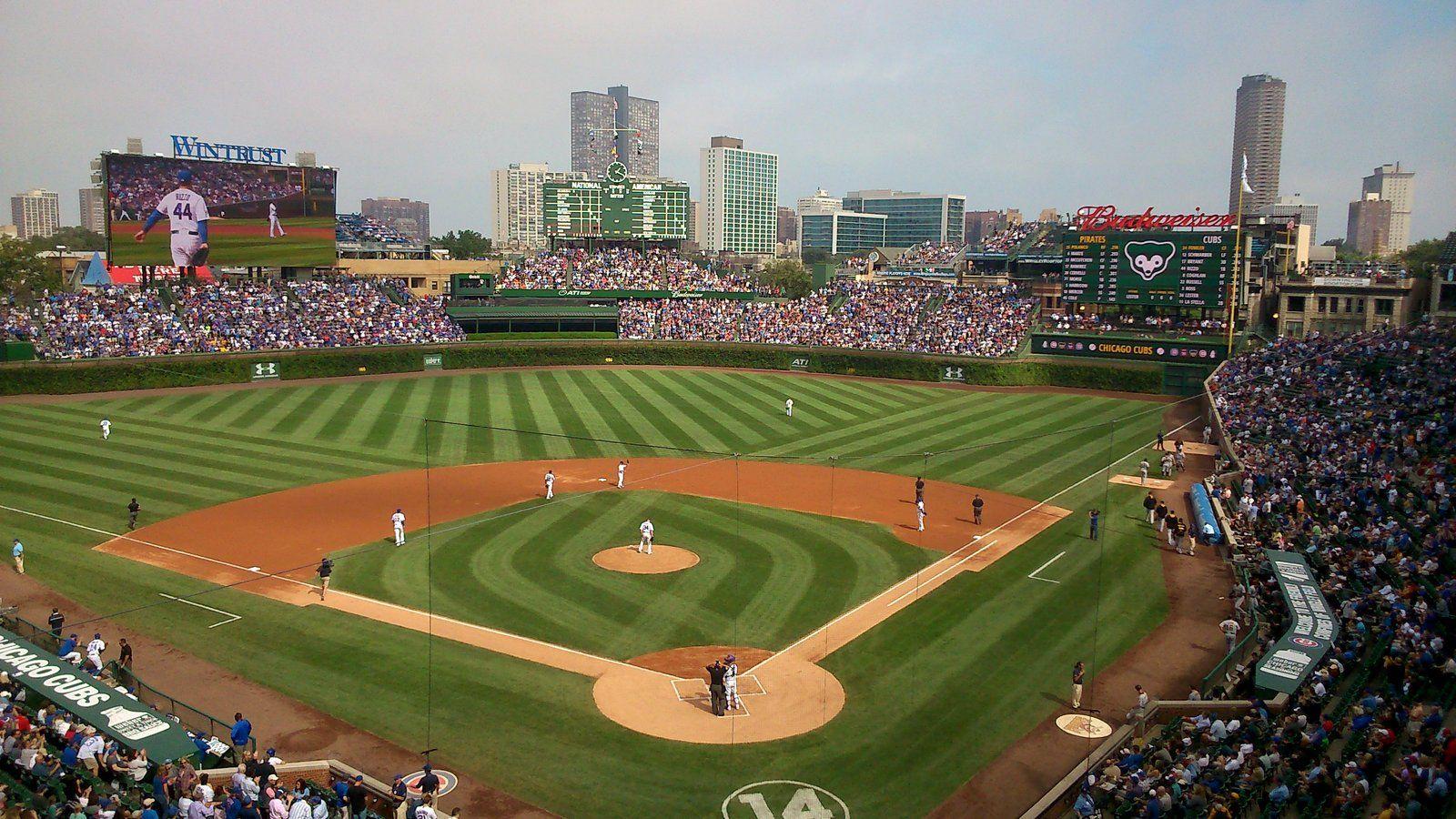 Chicago Cubs wallpaper with the Wrigley Field  riWallpaper