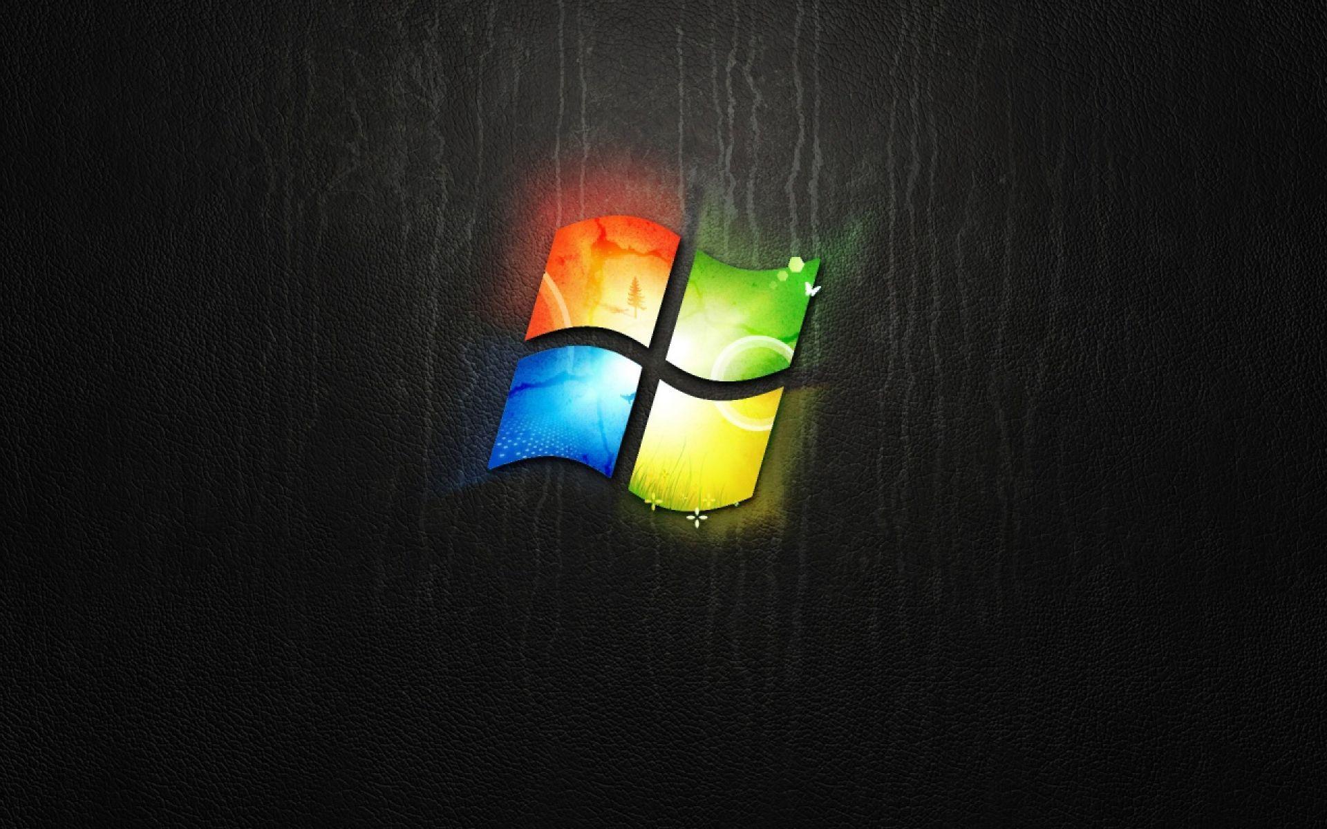 Dark Windows XP Edition. HD Brands and Logos Wallpaper