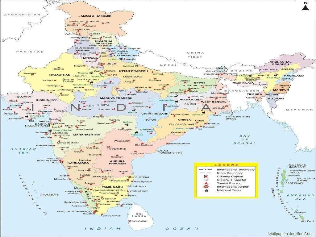 India Map Wallpaper HD