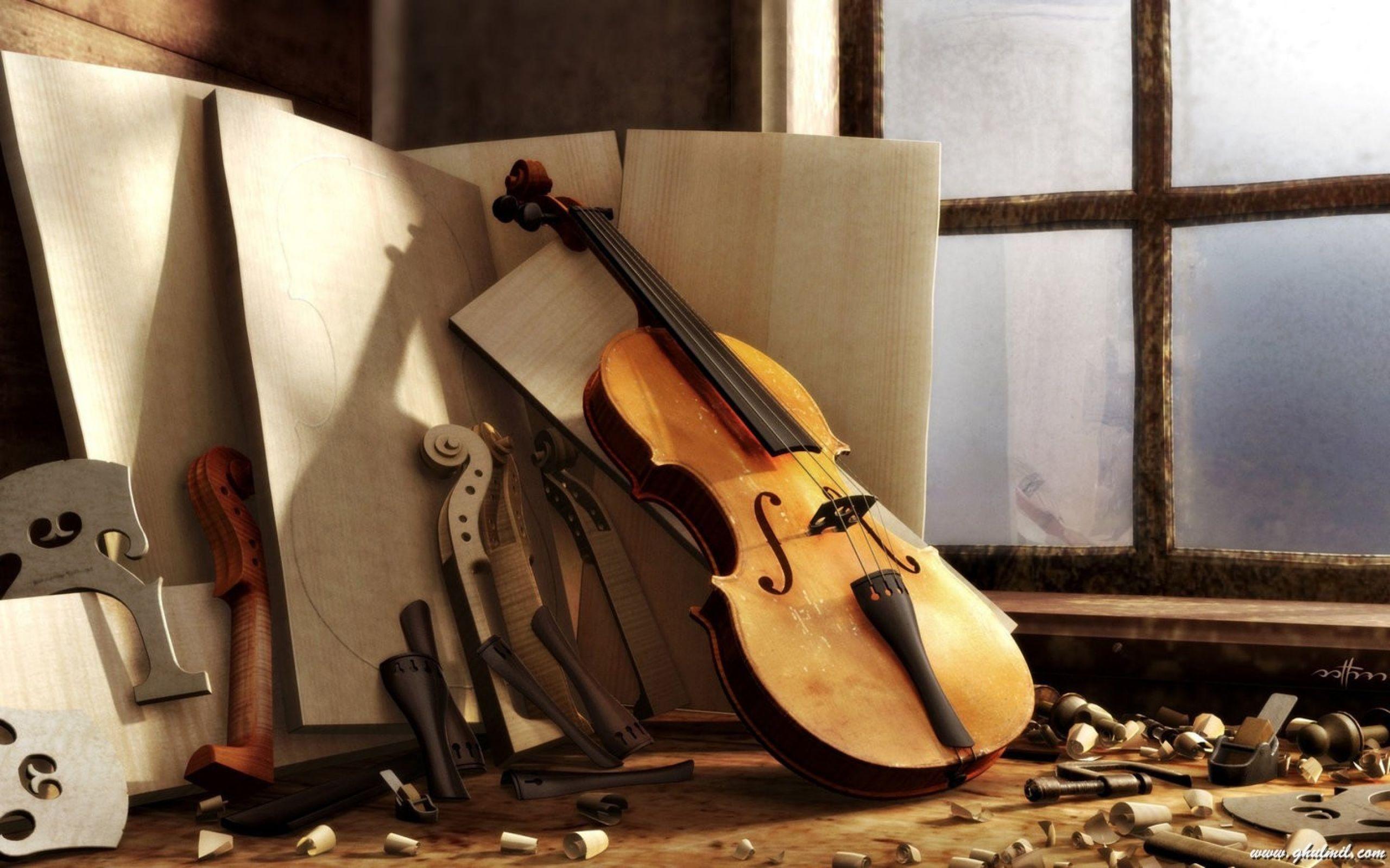 Beautiful Violin Wallpaper 2856 Wallpaper