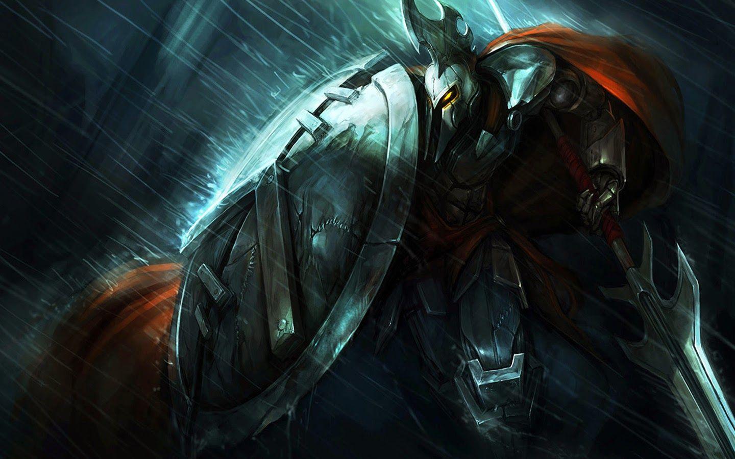 Phanteon Epic Armor Skin LoL a0 HD Wallpaper