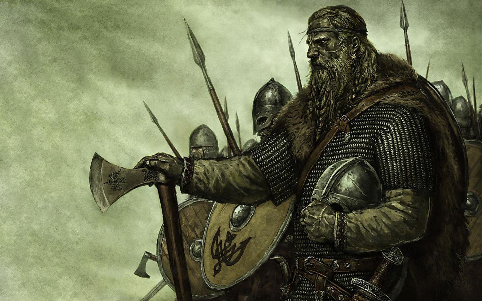 Wallpaper ID: 574857 / warrior, mythology, Vikings, mist, Fenrir, helmet,  wolf, fantasy art, 1080P free download
