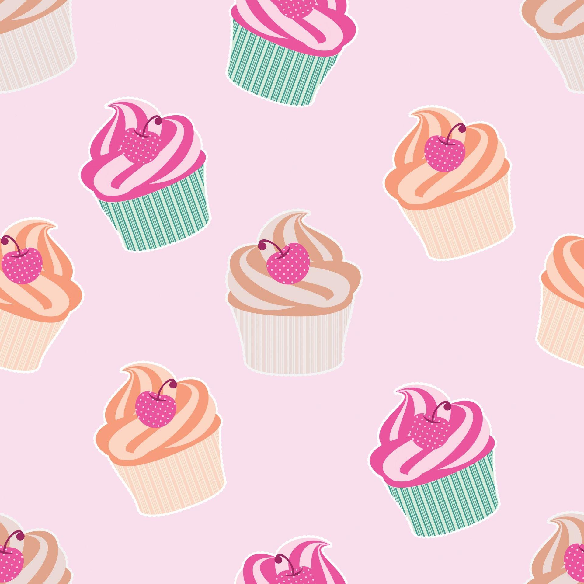 Cute Cupcake Background Wallpaper. HD Wallpaper