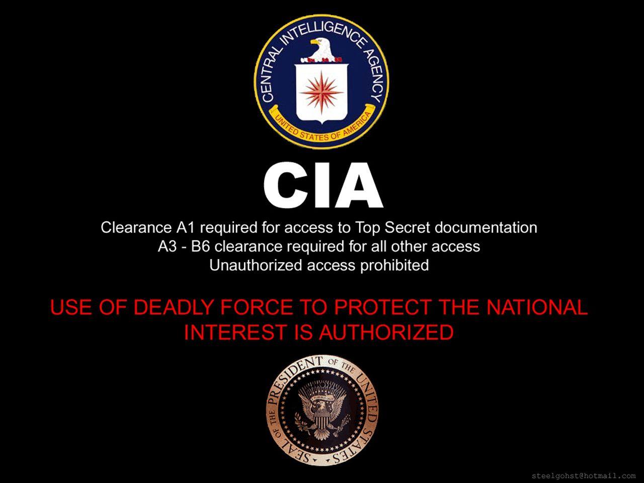 CIA WALLPAPER by steelgohst