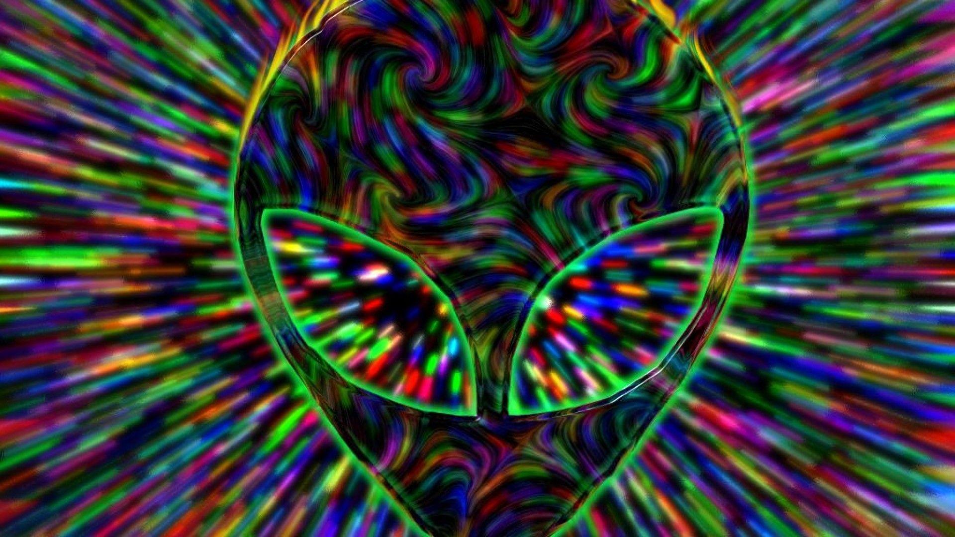Wallpaper Trippy Weed Rainbow Alien Things To Look At High Xpx
