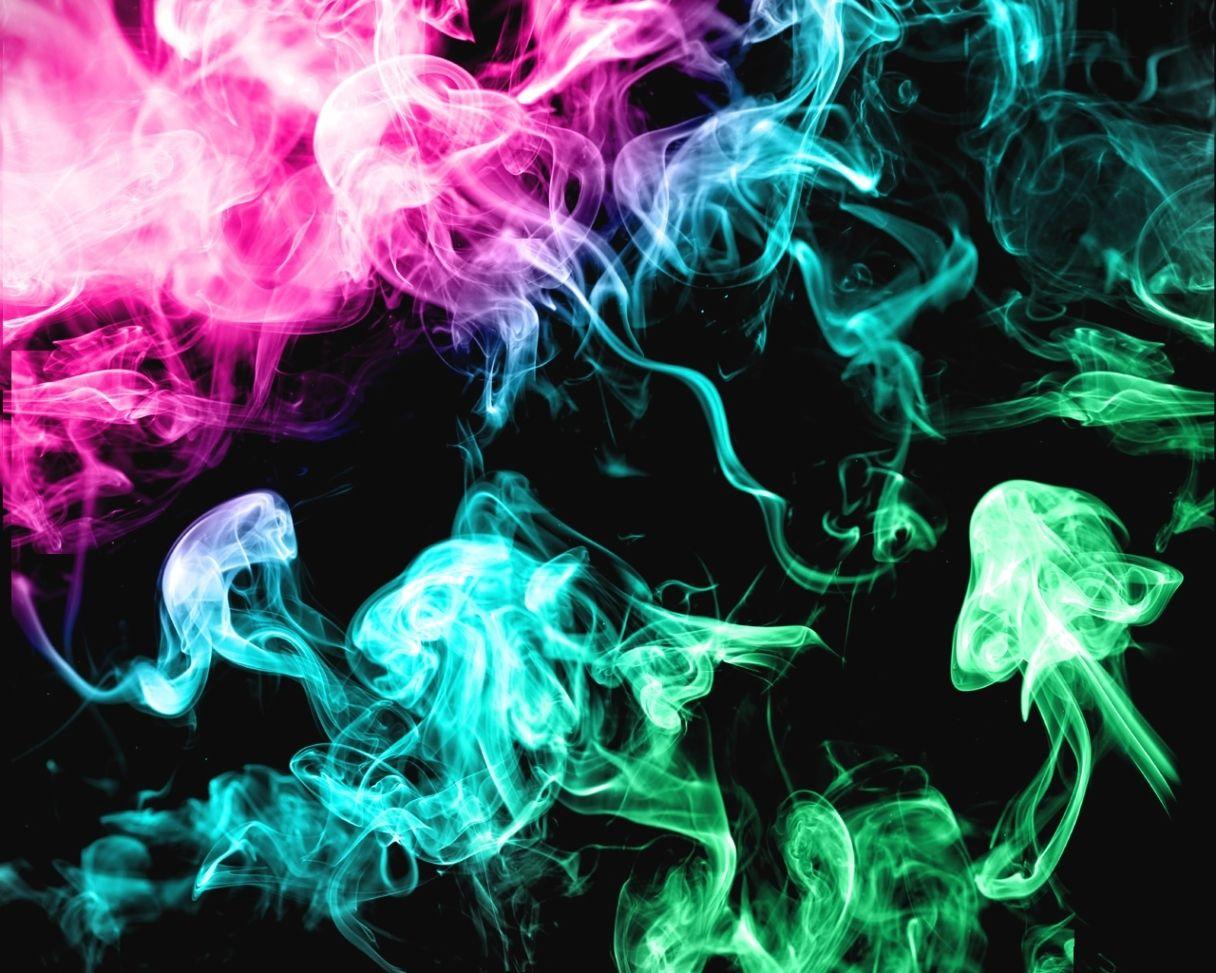 Sensuous Colored Smoke Photography HD Wallpaper
