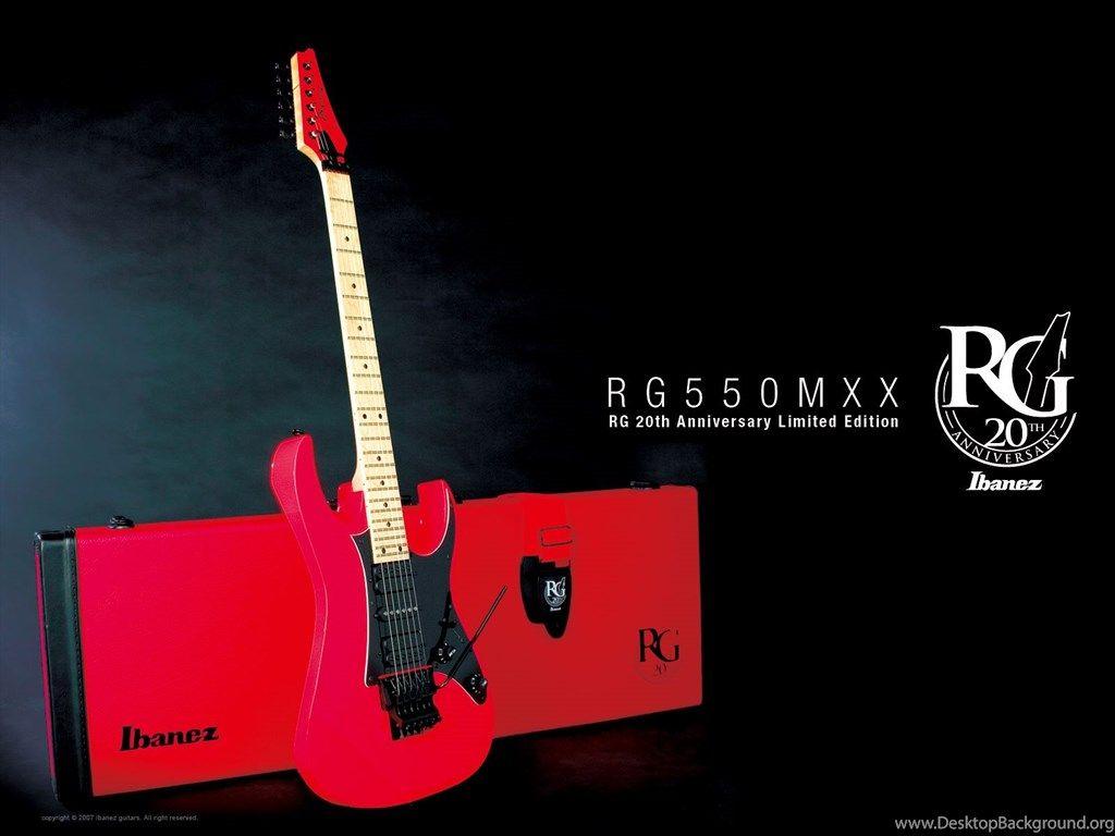 Awesome Red Ibanez Guitar Wallpaper HD Widescreen For Your PC