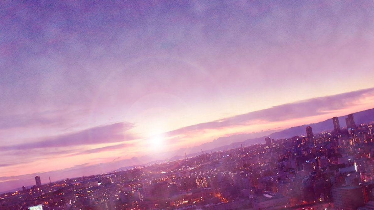 light city (anime background)