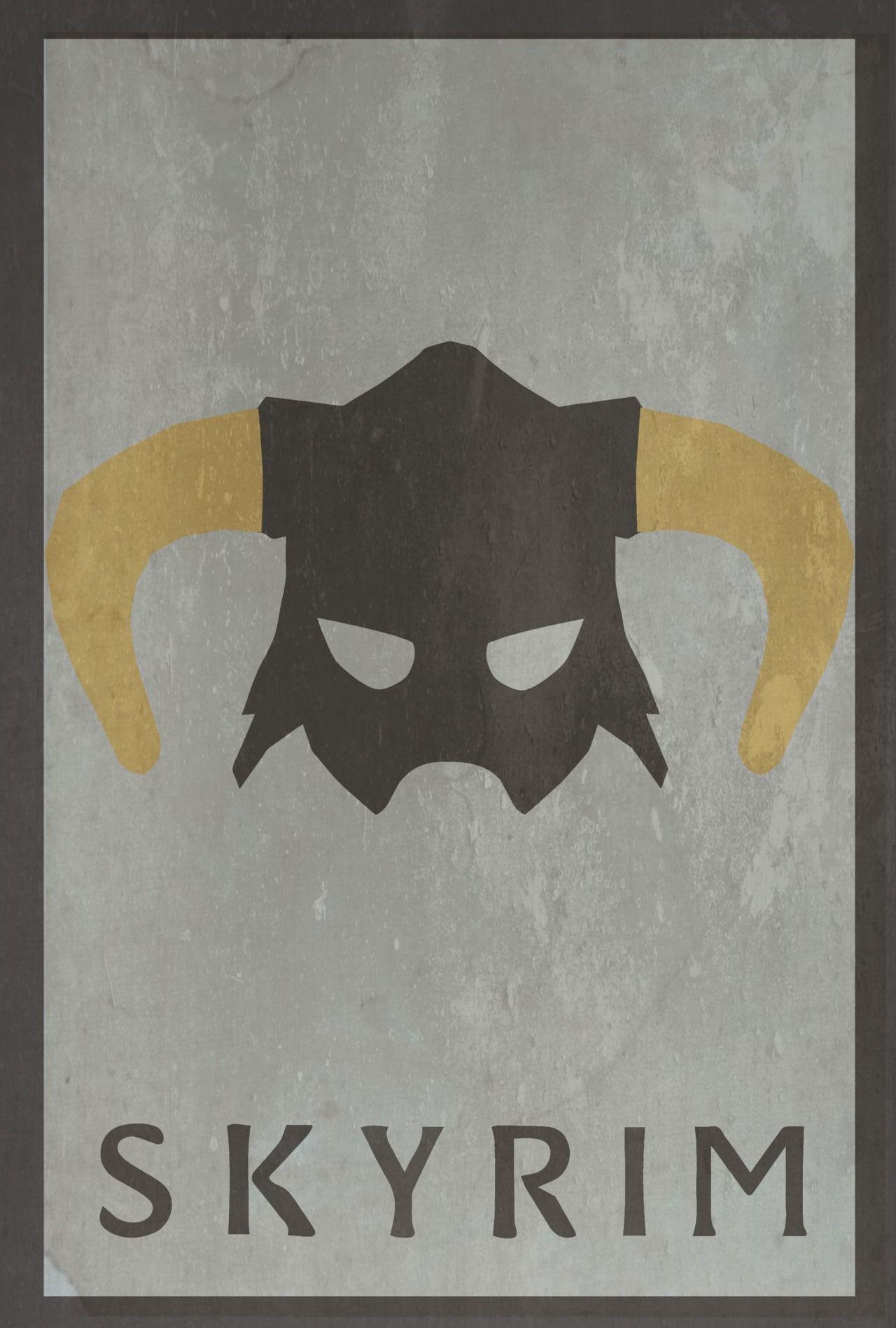 Minimalism Skyrim Backgrounds - Wallpaper Cave