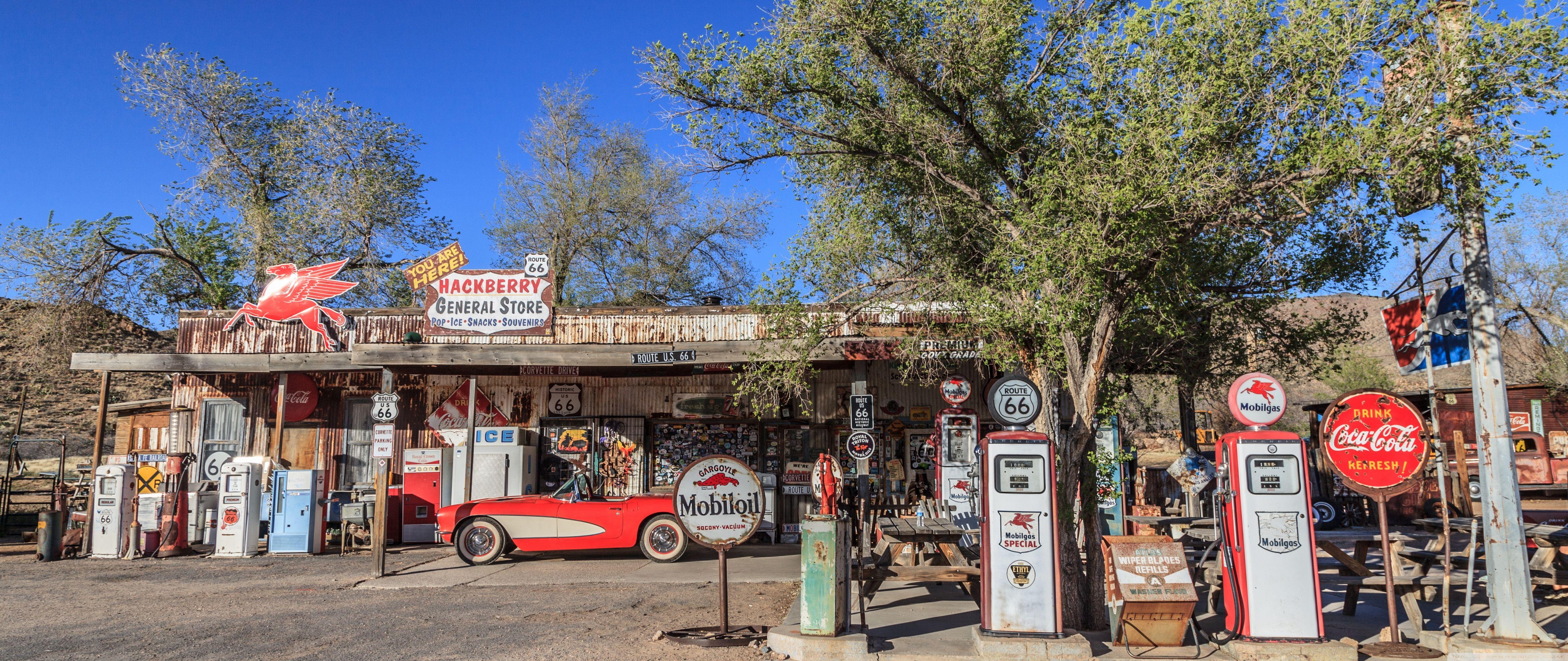 Gas Station, Route 66, Arizona ❤ 4K HD Desktop Wallpaper for 4K