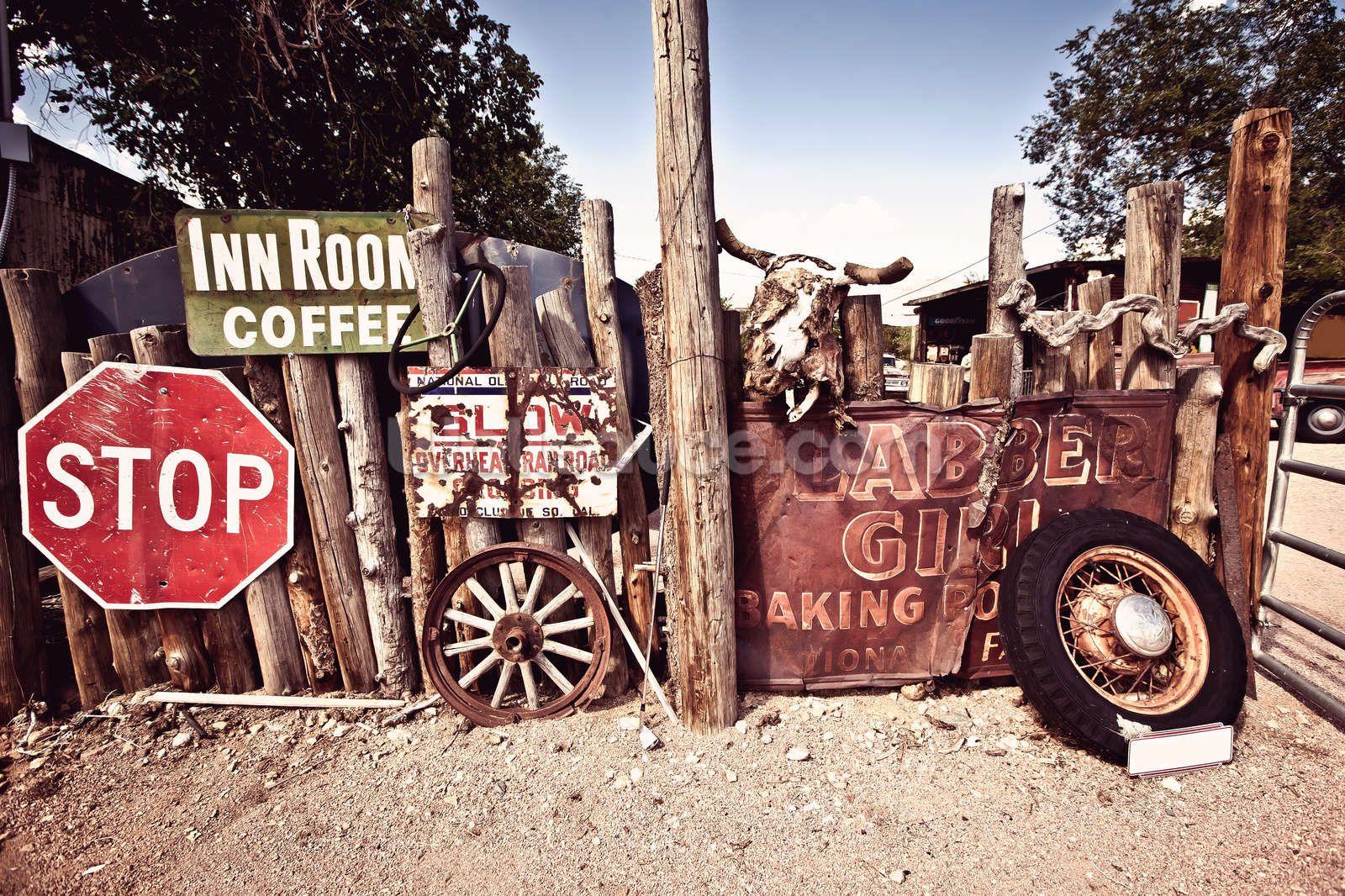 Junk, Route 66 Wallpaper Wall Mural