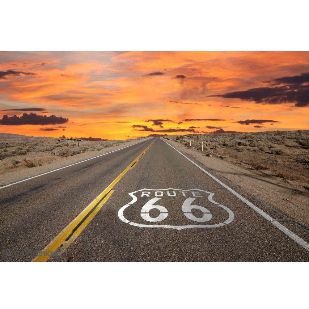 ft. x 8 ft. Route 66 Wallpaper Mural