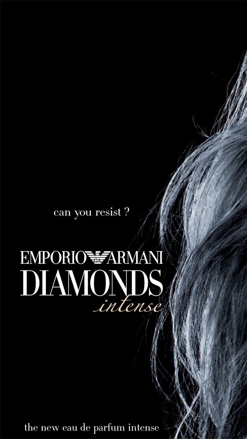 Download wallpaper 800x1420 emporio armani, diamonds intense