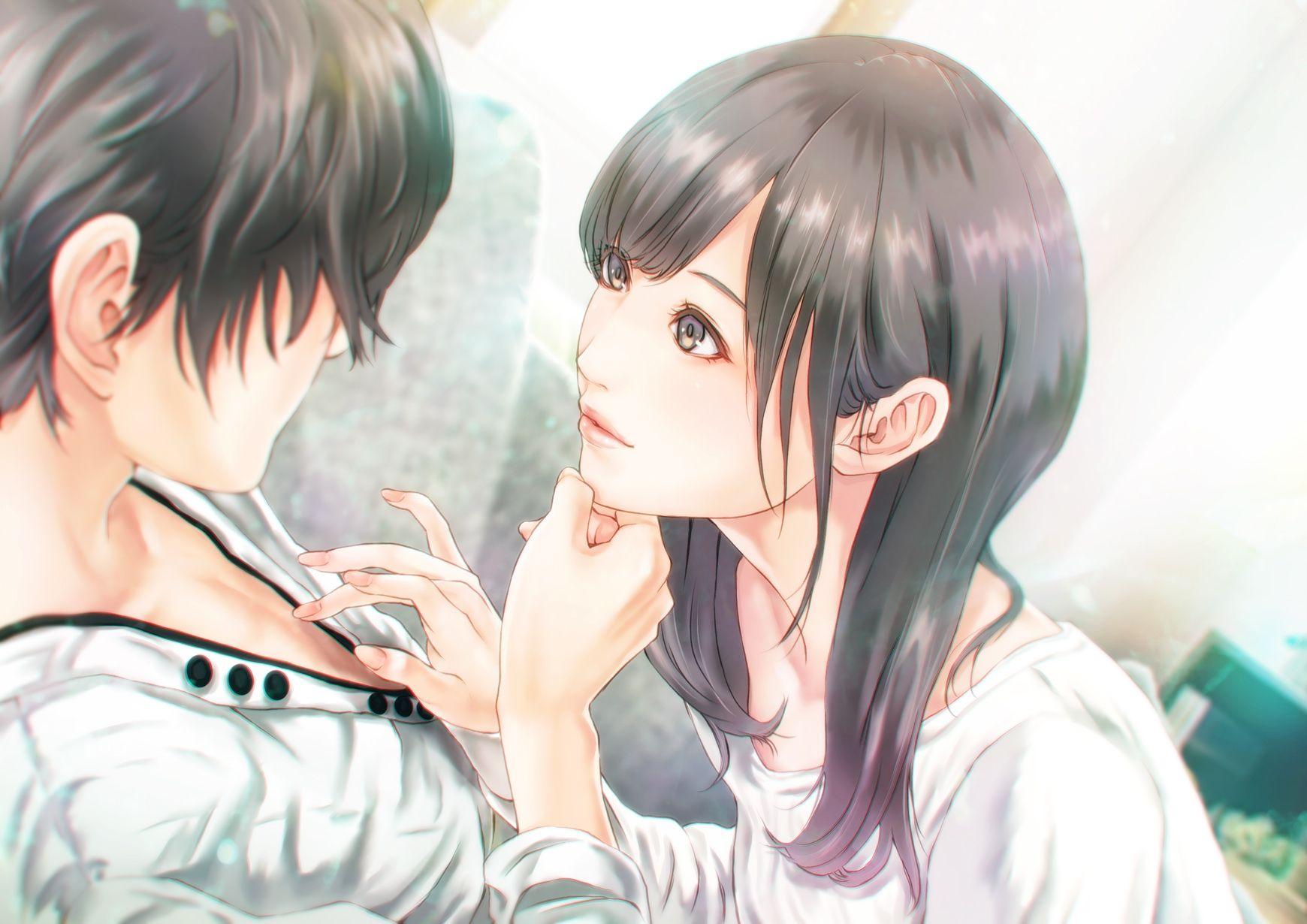 Cute Anime Love Wallpapers Wallpaper Cave