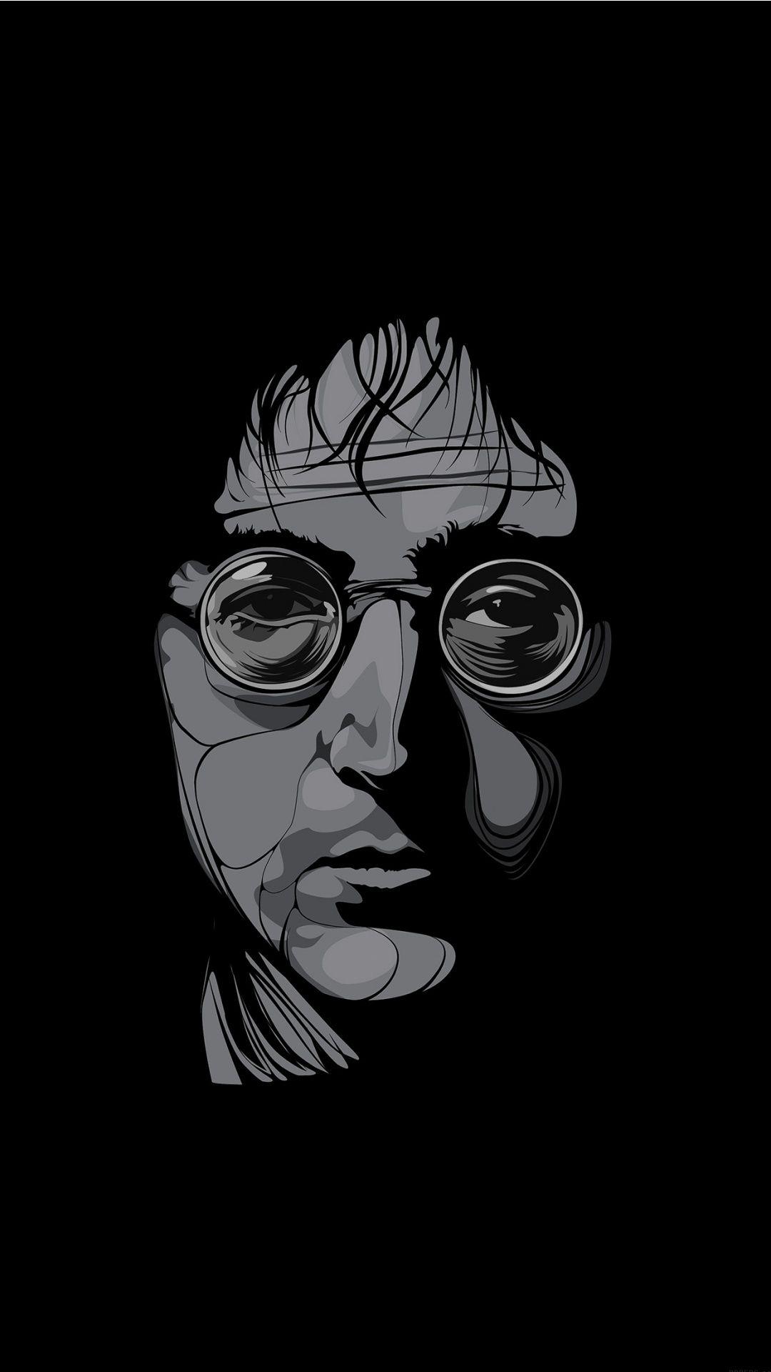 John Lennon. John lennon, Black and white artwork, Celebrity wallpaper