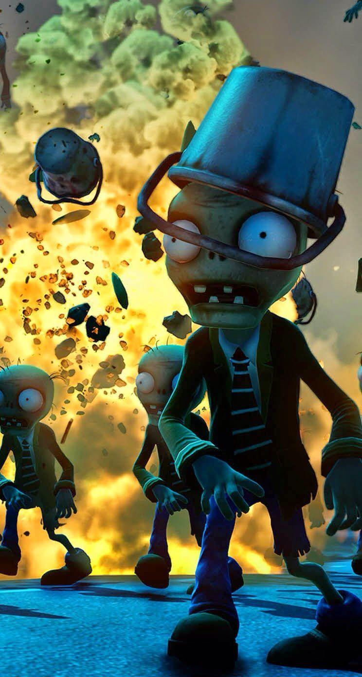 Plants vs Zombies - #games zombie iPhone wallpaper